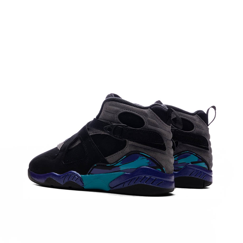 Air Jordan 8 Retro 'Aqua' (PS) - Black/Multi Color